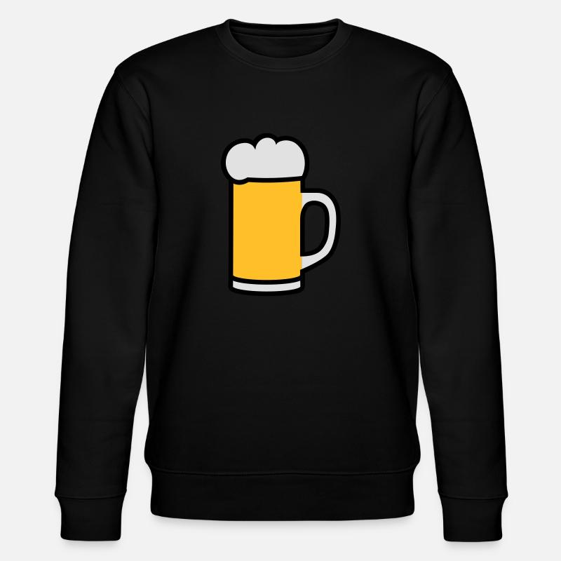 Bierglas 3 Farben - Stanley/Stella Unisex Bio-Sweatshirt CHANGER  - Schwarz