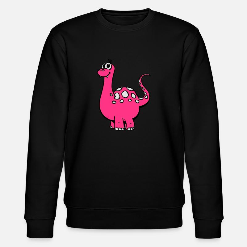Dino 3c - Stanley/Stella Unisex Bio-Sweatshirt CHANGER  - Schwarz