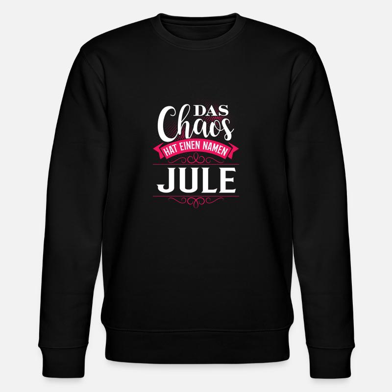 JULE - Chaos - Stanley/Stella Unisex Bio-Sweatshirt CHANGER  - Schwarz