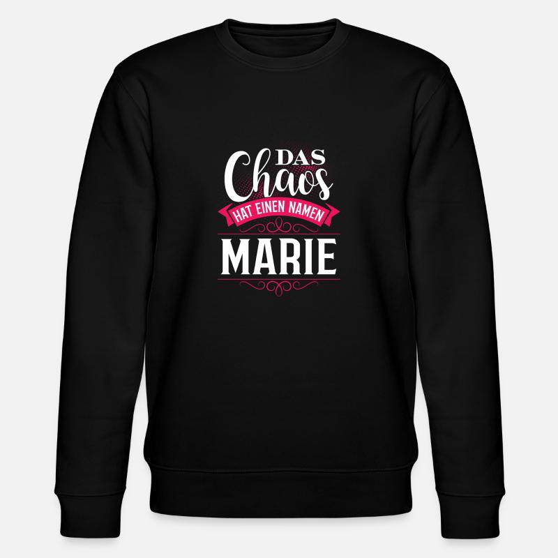 MARIE - Chaos - Stanley/Stella Unisex Bio-Sweatshirt CHANGER  - Schwarz