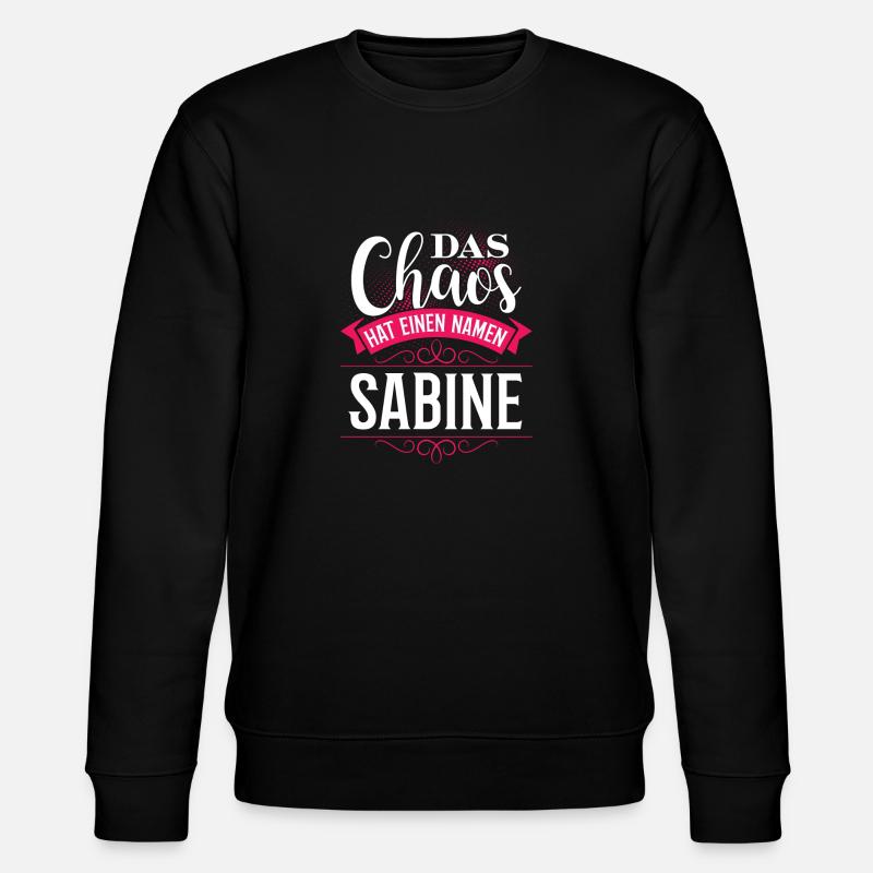 SABINE - chaos - Stanley/Stella Unisex Bio-Sweatshirt CHANGER - Schwarz