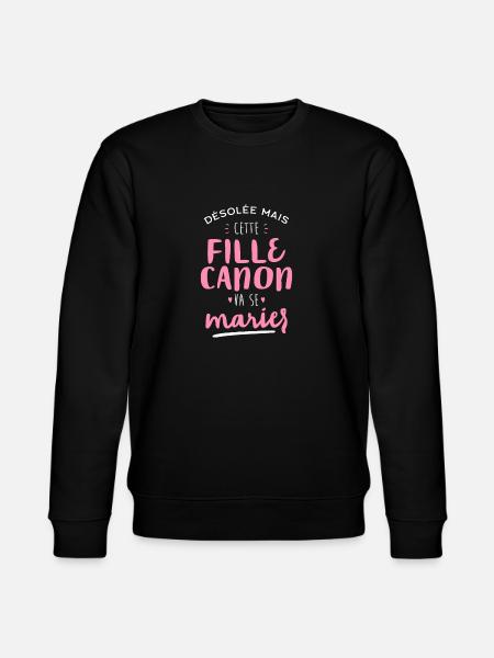 Cette fille canon evjf - Sweat bio CHANGER Stanley/Stella Unisexe - noir