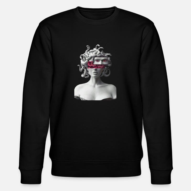 Rose Méduse - Sweat bio CHANGER Stanley/Stella Unisexe - noir