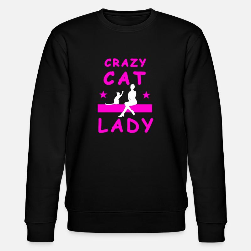 Chat - Sweat bio CHANGER Stanley/Stella Unisexe - noir