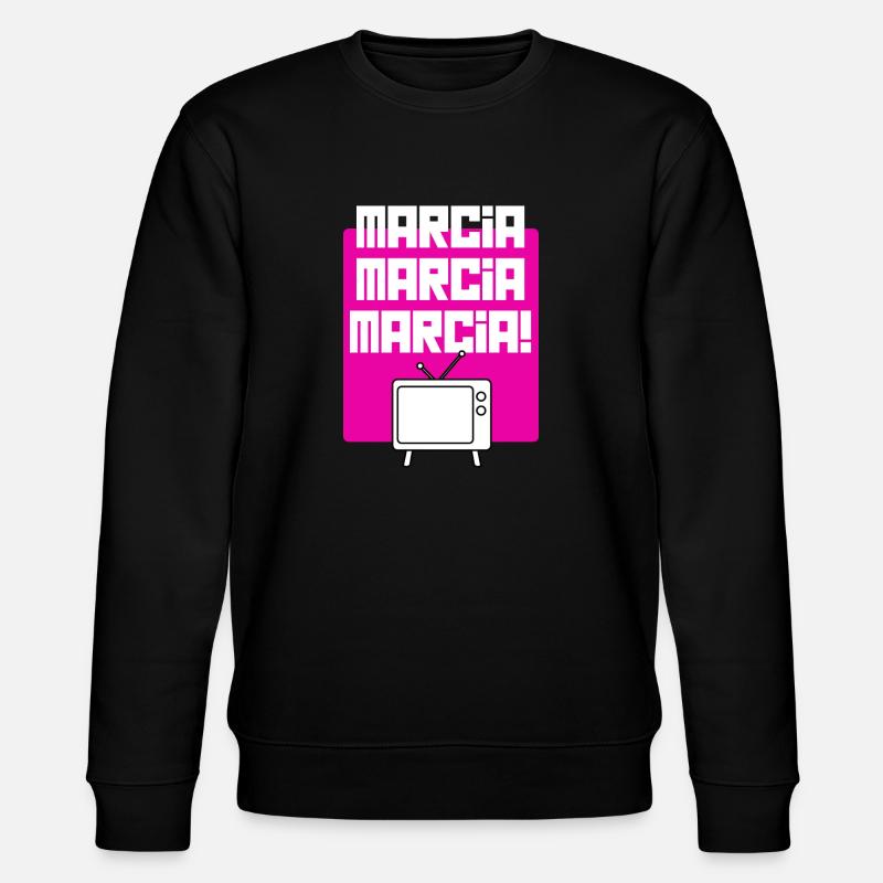 Retro tee Tv - Stanley/Stella CHANGER Unisex Organic Sweatshirt - black