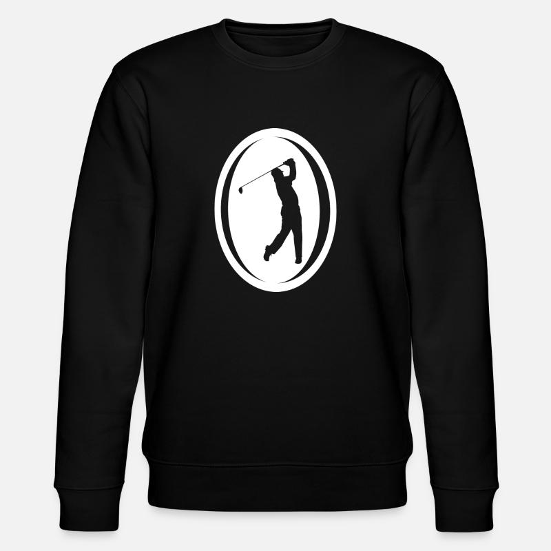 golf sport - Stanley/Stella Unisex Bio-Sweatshirt CHANGER  - Schwarz