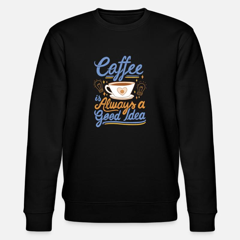 Amateur de café - Sweat bio CHANGER Stanley/Stella Unisexe - noir