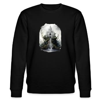 Gothik Art - Stanley/Stella Unisex Bio-Sweatshirt CHANGER  - Schwarz - Vorne - Nik (191cm) & Marisol (170cm)