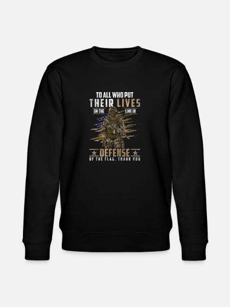 Soldier Victory Human Rights - Stanley/Stella CHANGER Unisex Organic Sweatshirt - black