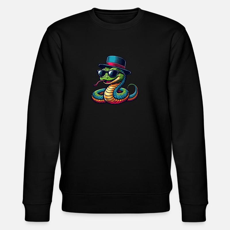 Serpent cool - Sweat bio CHANGER Stanley/Stella Unisexe - noir