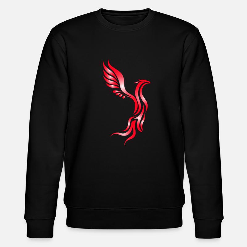 Phönix Fantasy Magie Geschenk Zauberer - Stanley/Stella Unisex Bio-Sweatshirt CHANGER  - Schwarz