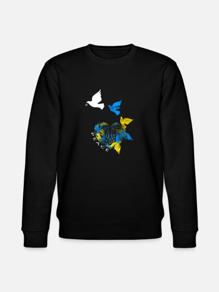 Ukraine - Stanley/Stella CHANGER Unisex Organic Sweatshirt - black