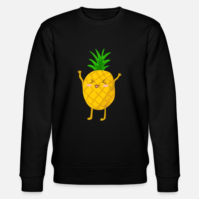 Drôle d’ananas joyeux - Sweat bio CHANGER Stanley/Stella Unisexe - noir