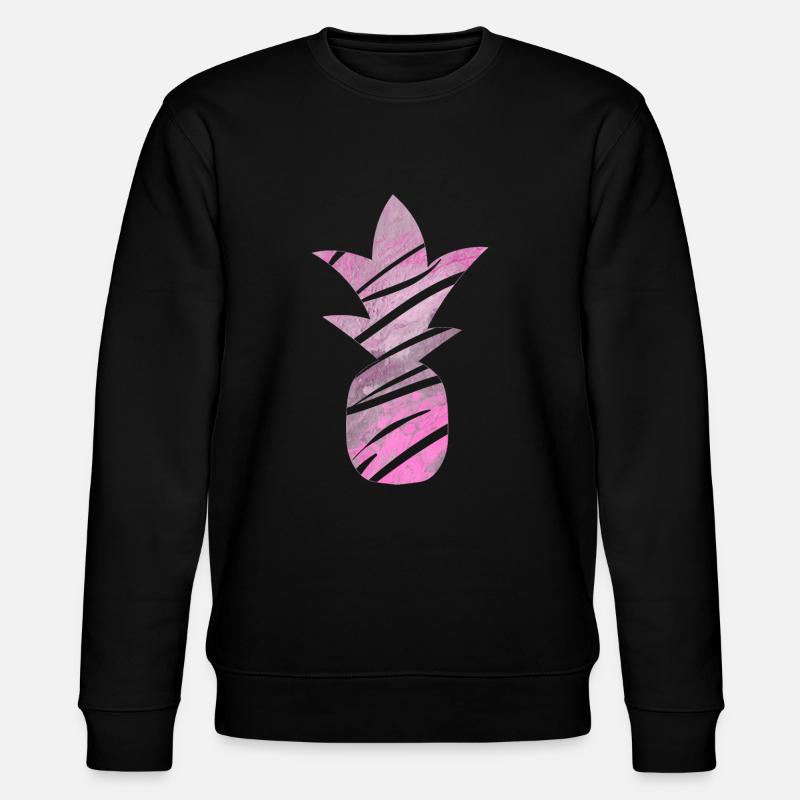 DIES DAS ANANAS - Stanley/Stella Unisex Bio-Sweatshirt CHANGER  - Schwarz