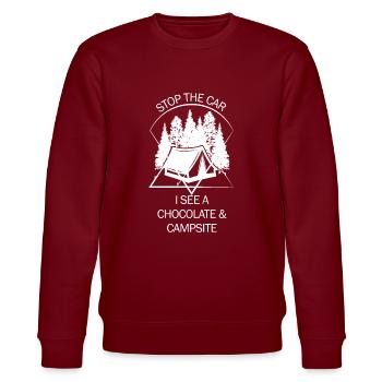 Tente Camping Camper Scout Bivouac - Sweat bio CHANGER Stanley/Stella Unisexe - bordeaux - Devant - Nik (191cm) & Marisol (170cm)
