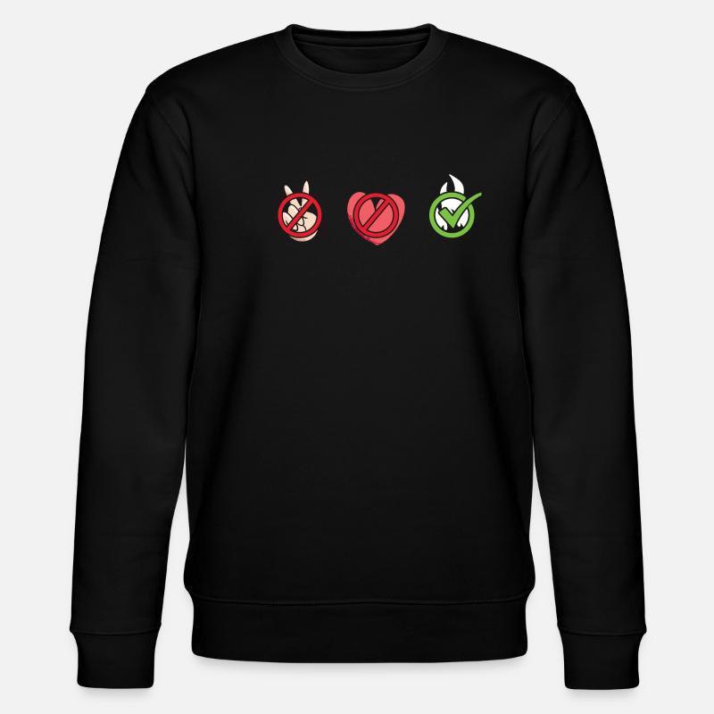 Griller Peace Love Grillades - Sweat bio CHANGER Stanley/Stella Unisexe - noir
