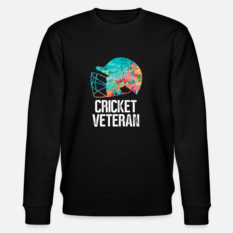 Cricket Veteran - Stanley/Stella Unisex Bio-Sweatshirt CHANGER - Schwarz
