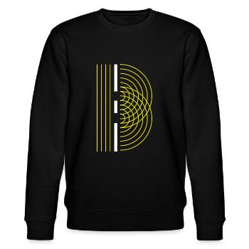 Physics double slit - Stanley/Stella CHANGER Unisex Organic Sweatshirt - black - Front - Nik (191cm) & Marisol (170cm)