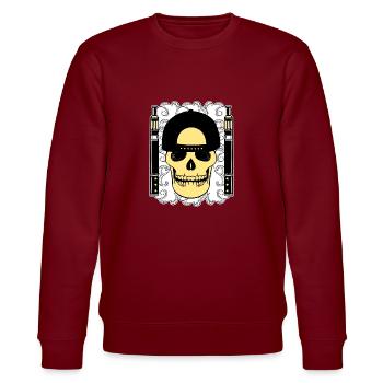 Vaper - Stanley/Stella Unisex Bio-Sweatshirt CHANGER  - Burgunderrot - Vorne - Nik (191cm) & Marisol (170cm)