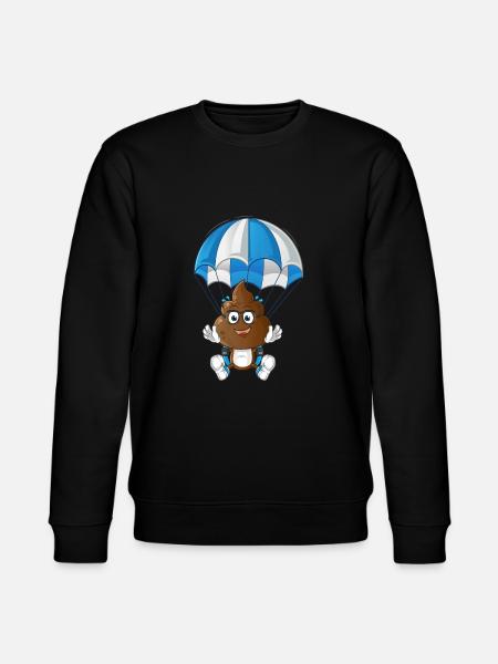 Fallschirm - Stanley/Stella Unisex Bio-Sweatshirt CHANGER - Schwarz