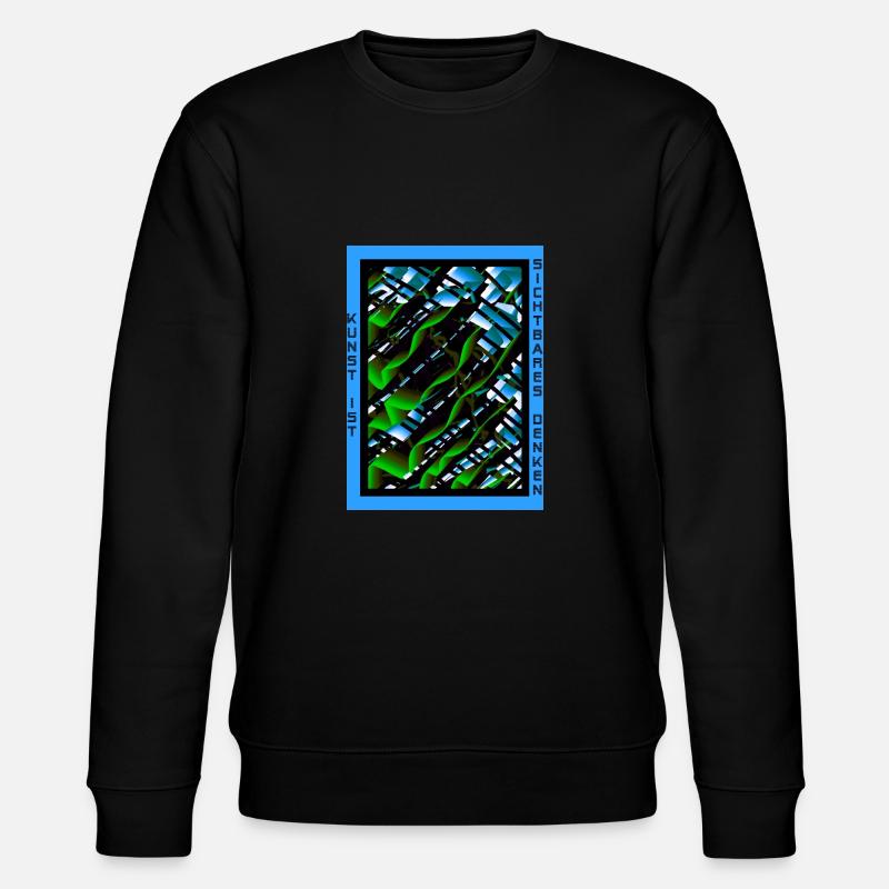 Design Kunst Bibi 6 - LIMITED - Stanley/Stella Unisex Bio-Sweatshirt CHANGER  - Schwarz