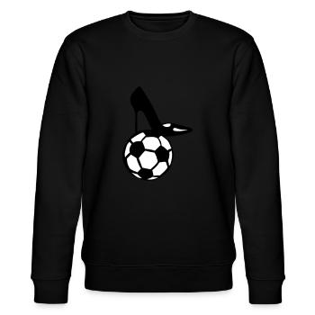 football chaussure talon aiguille femme - Sweat bio CHANGER Stanley/Stella Unisexe - noir - Devant - Nik (191cm) & Marisol (170cm)