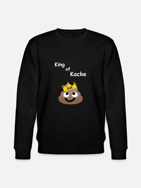 King of Kacke - Stanley/Stella Unisex Bio-Sweatshirt CHANGER - Schwarz