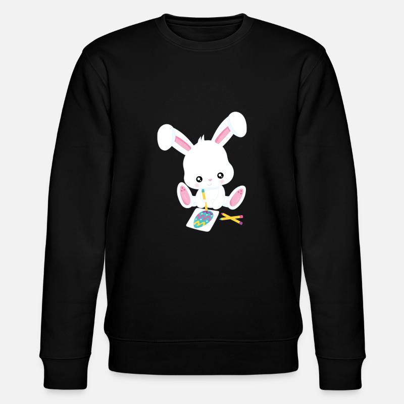 Osterhase - Stanley/Stella Unisex Bio-Sweatshirt CHANGER - Schwarz