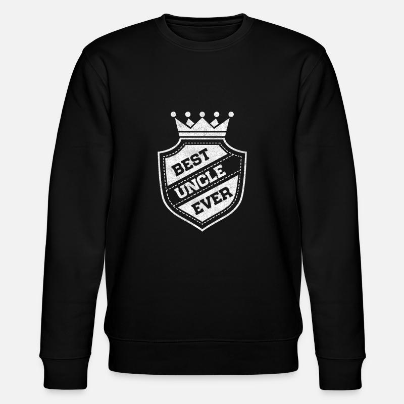 Best Uncle ever - Stanley/Stella CHANGER Unisex Organic Sweatshirt - black
