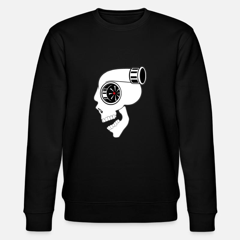 Skull Turbo - Stanley/Stella Unisex Bio-Sweatshirt CHANGER  - Schwarz