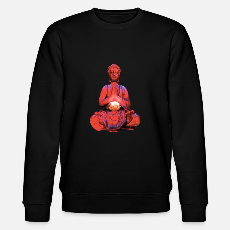 Bouddha - Sweat bio CHANGER Stanley/Stella Unisexe - noir