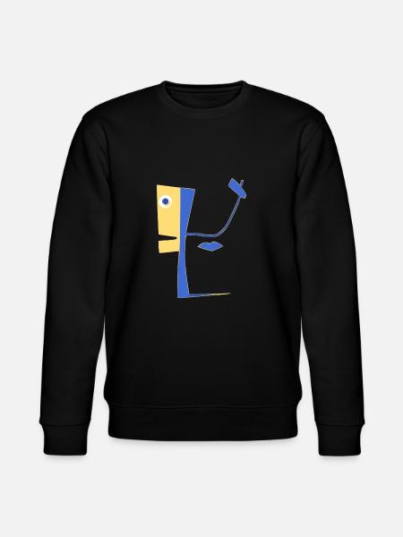 Unreal character - Stanley/Stella CHANGER Unisex Organic Sweatshirt - black