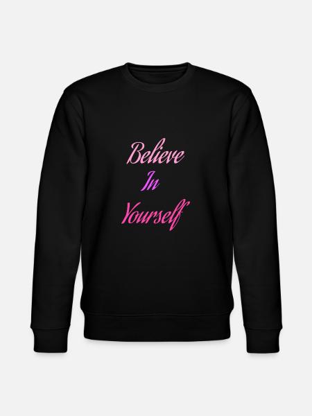Believe In Yourself(W) - Stanley/Stella CHANGER Unisex Organic Sweatshirt - black