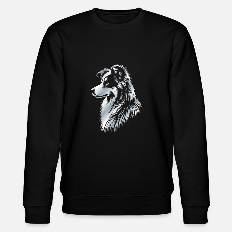 Chien de troupeau argent - Sweat bio CHANGER Stanley/Stella Unisexe - noir