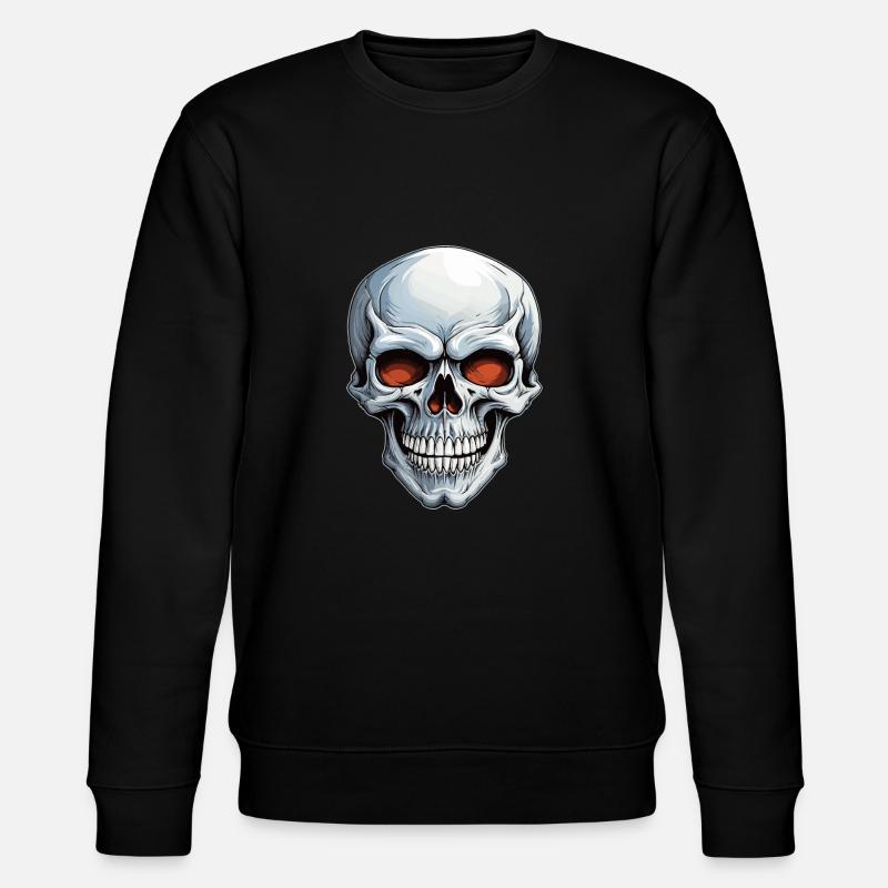 Crâne - Sweat bio CHANGER Stanley/Stella Unisexe - noir