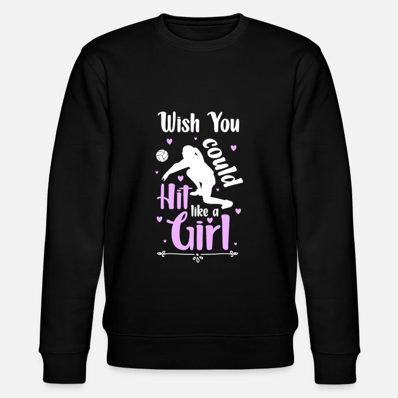 Volleyball Player Training - Stanley/Stella CHANGER Unisex Organic Sweatshirt - black