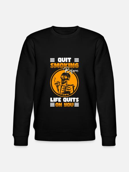 Nicotine Tabac Santé - Sweat bio CHANGER Stanley/Stella Unisexe - noir