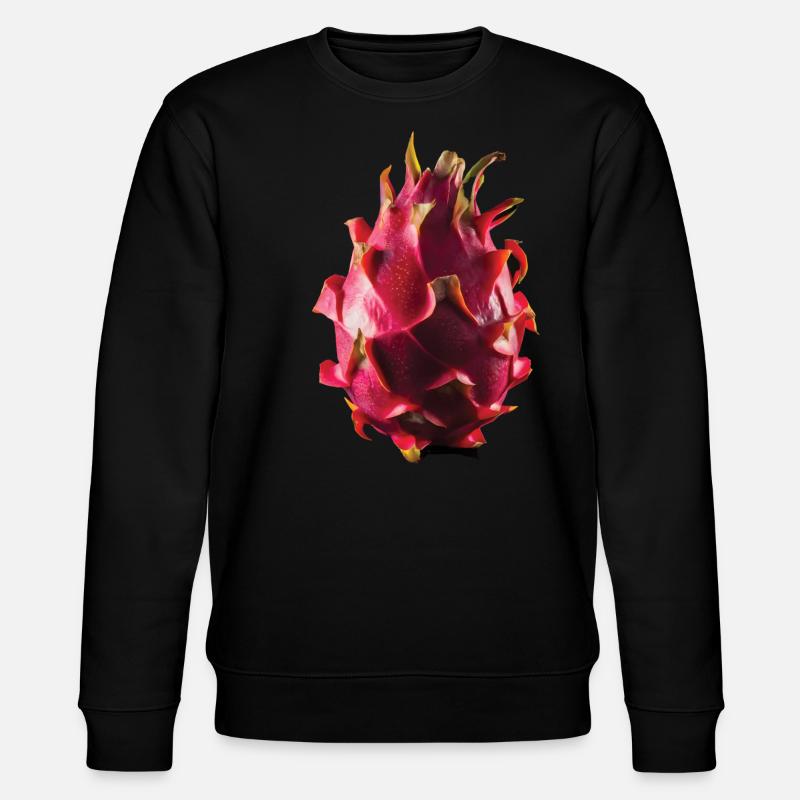 Drachenfrucht Geschenk - Stanley/Stella Unisex Bio-Sweatshirt CHANGER  - Schwarz