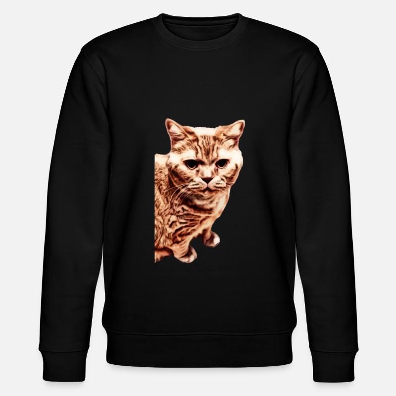 Chat British Shorthair - Sweat bio CHANGER Stanley/Stella Unisexe - noir