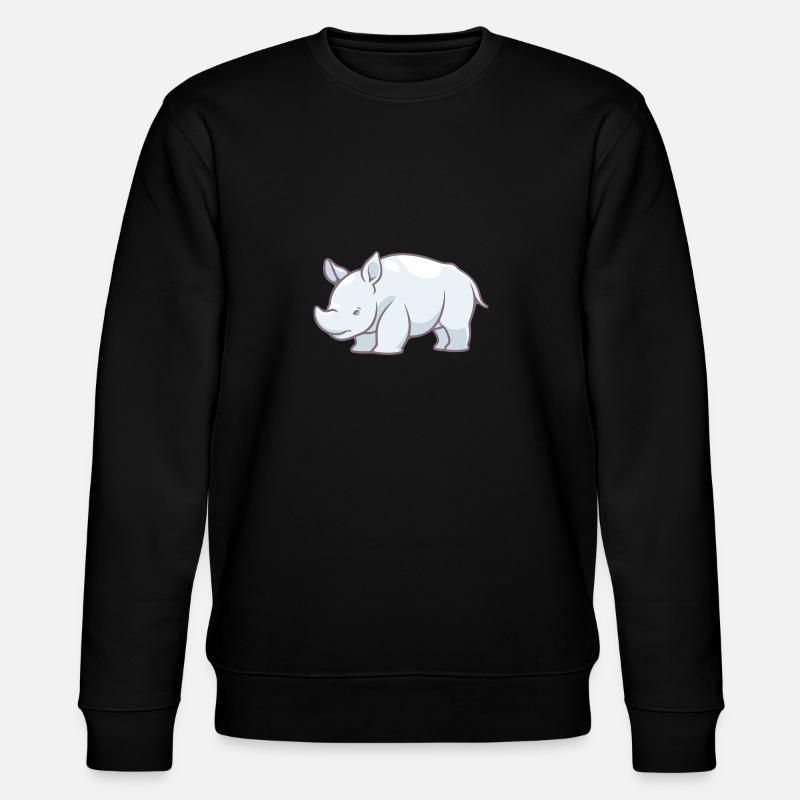 Rhinozeros - Stanley/Stella Unisex Bio-Sweatshirt CHANGER  - Schwarz