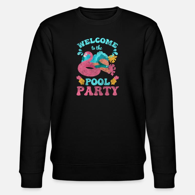 Pool Celebrations Recreation Alcohol - Stanley/Stella CHANGER Unisex Organic Sweatshirt - black
