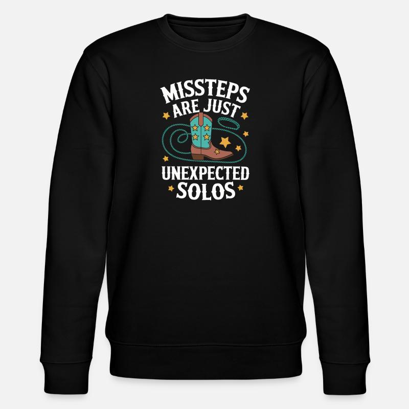Line Dancing Dancing Dancers - Stanley/Stella CHANGER Unisex Organic Sweatshirt - black