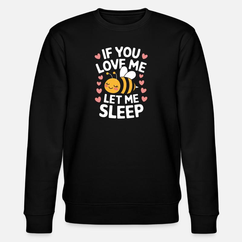 Honigbiene Imker Bienen Biene - Stanley/Stella Unisex Bio-Sweatshirt CHANGER  - Schwarz