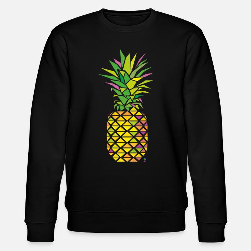 AD Pineapple - Stanley/Stella Unisex Bio-Sweatshirt CHANGER  - Schwarz