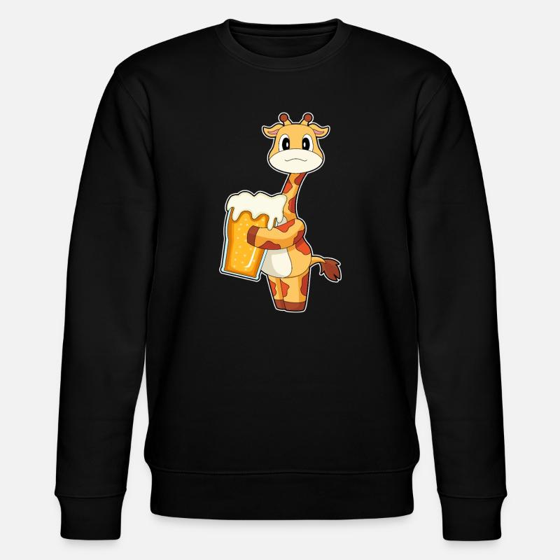 Bière Girafe - Sweat bio CHANGER Stanley/Stella Unisexe - noir