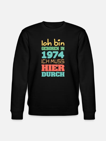 1974 - Stanley/Stella Unisex Bio-Sweatshirt CHANGER  - Schwarz