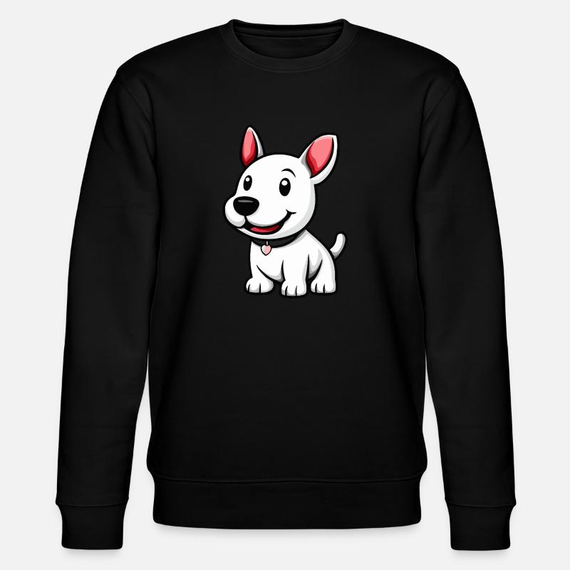 Bull Terrier Chien Mignon - Sweat bio CHANGER Stanley/Stella Unisexe - noir