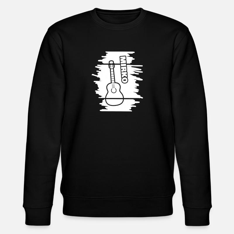 Mirko als Guitar - Stanley/Stella Unisex Bio-Sweatshirt CHANGER  - Schwarz