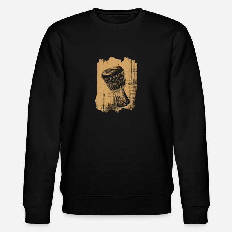 Djembe Trommel Percussion - Stanley/Stella Unisex Bio-Sweatshirt CHANGER  - Schwarz