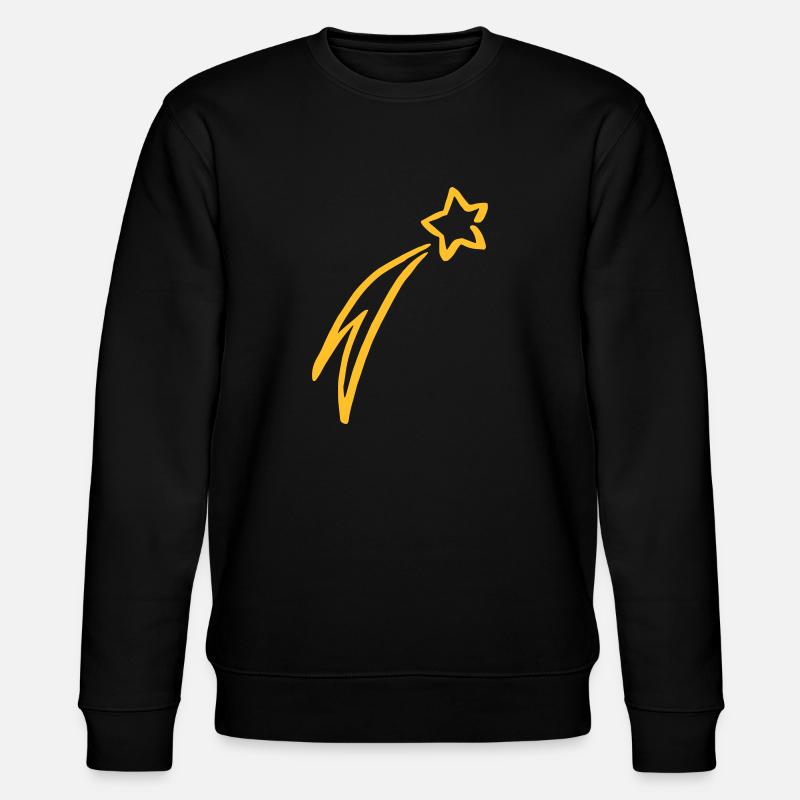 Shooting Star Bethlehem Christmas Gift - Stanley/Stella CHANGER Unisex Organic Sweatshirt - black